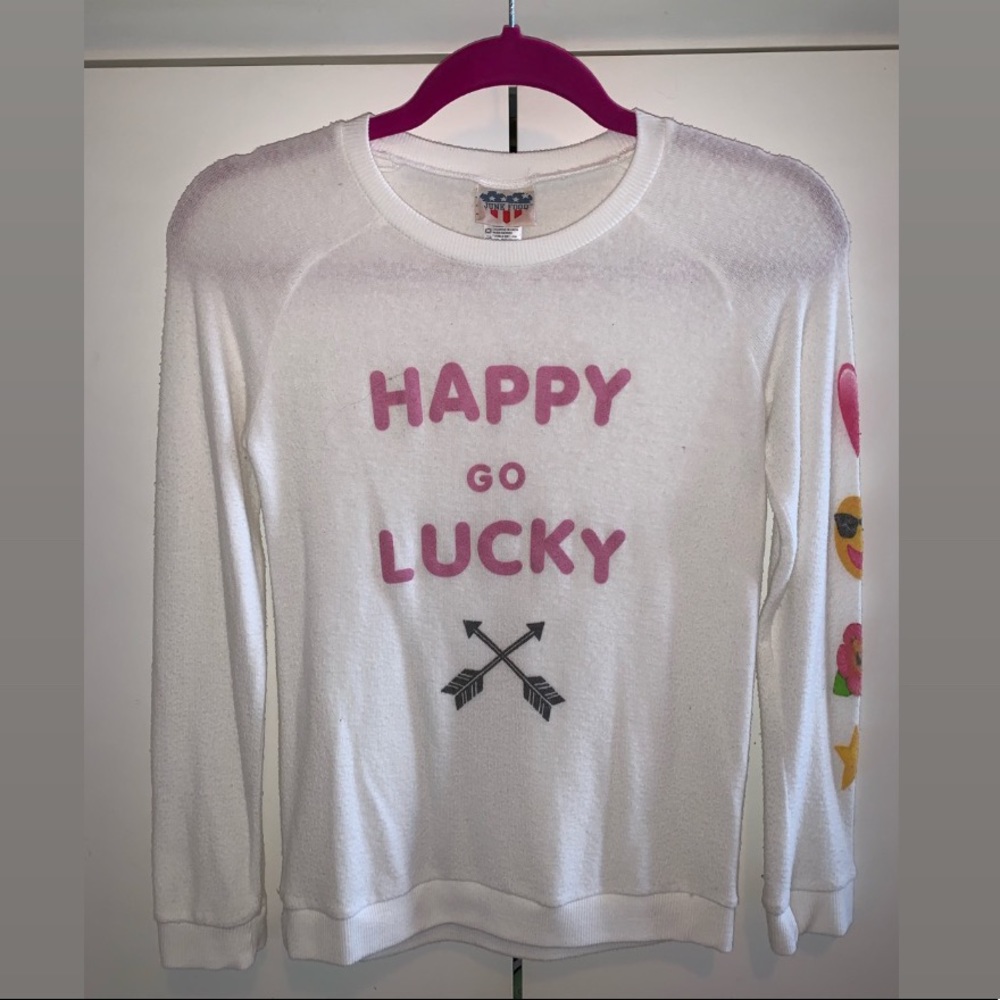 JunkFood “Happy Go Lucky” long sleeve shirt